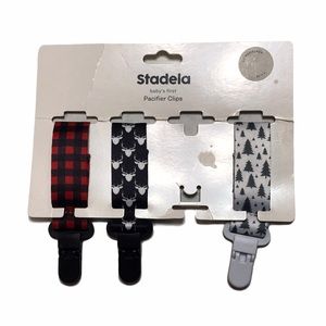 Stadela Lumberjack Pacifier Clips